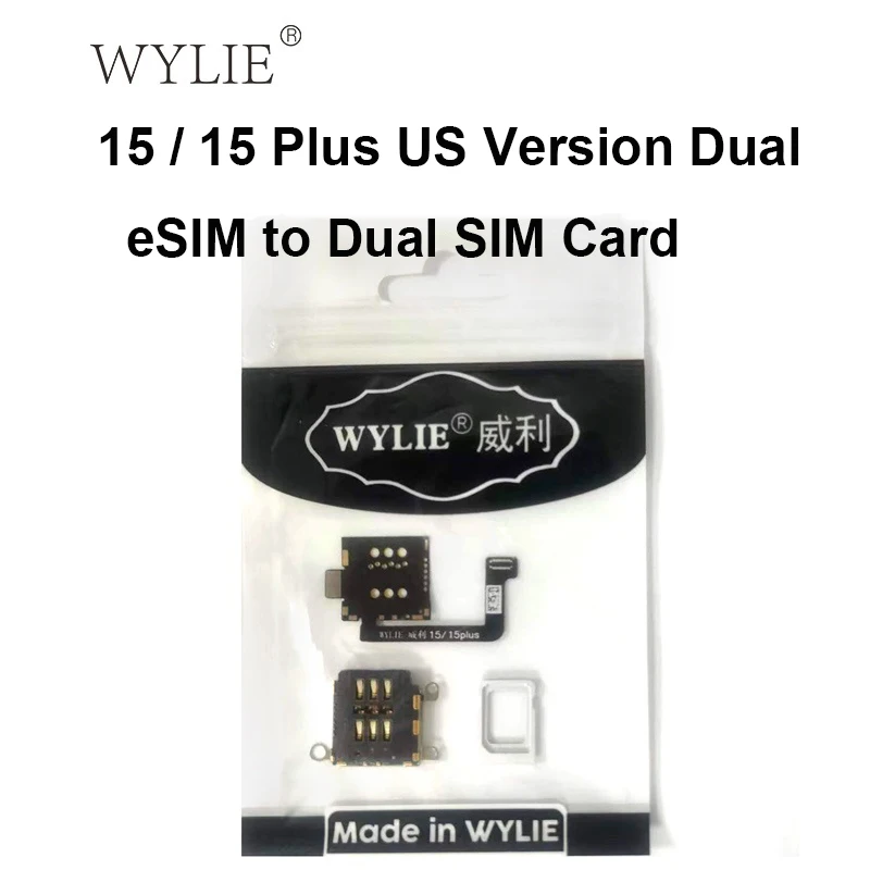 N*H様 iPhone14Plus(eSIM)【ジャンク】 Wylie For iPhone 14P/14PM/15/15 Plus US Version eSIM Change To SIM
