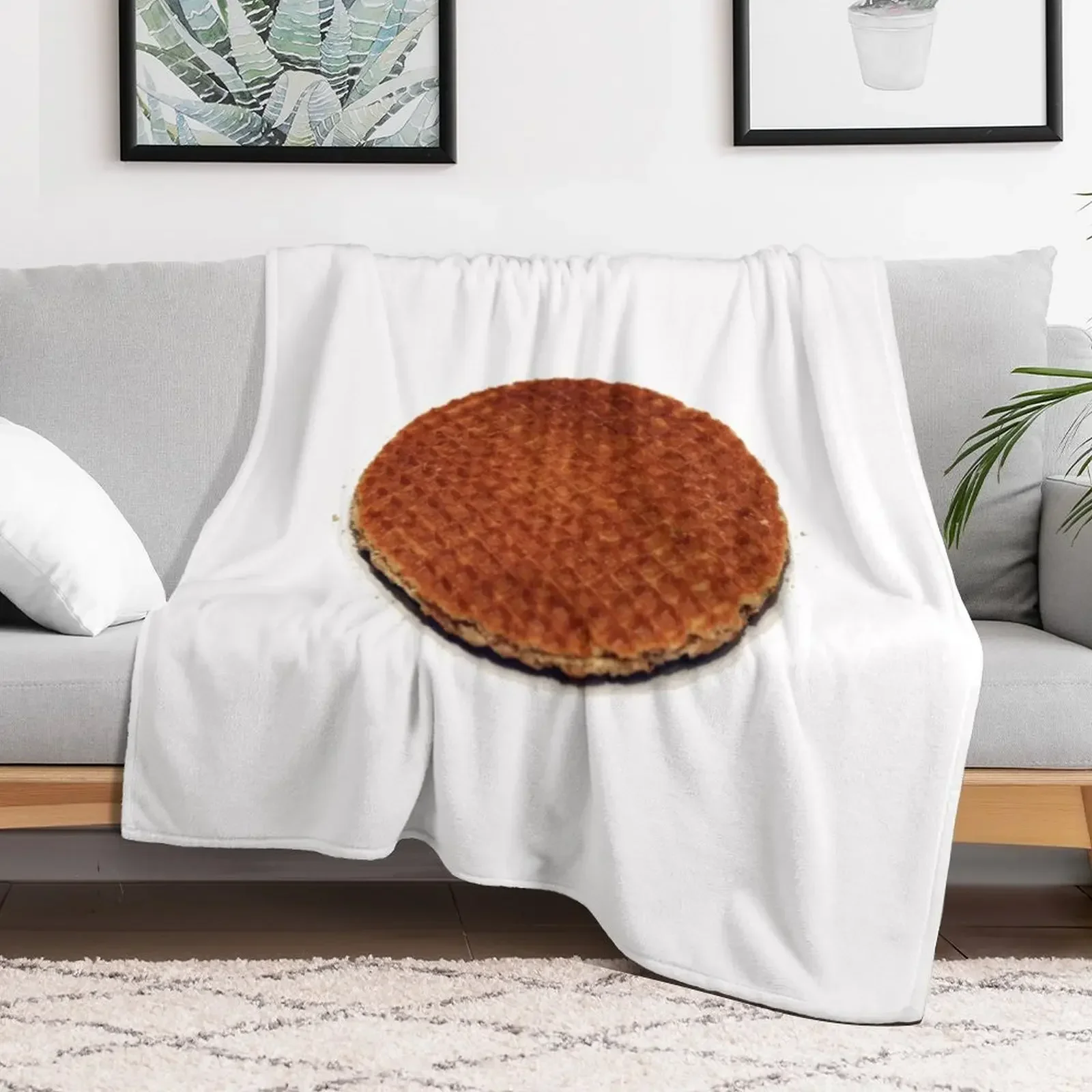 

Stroopwafel Throw Blanket Bed Stuffeds decorative Blankets Soft Beds Plaid on the sofa Beach Blankets