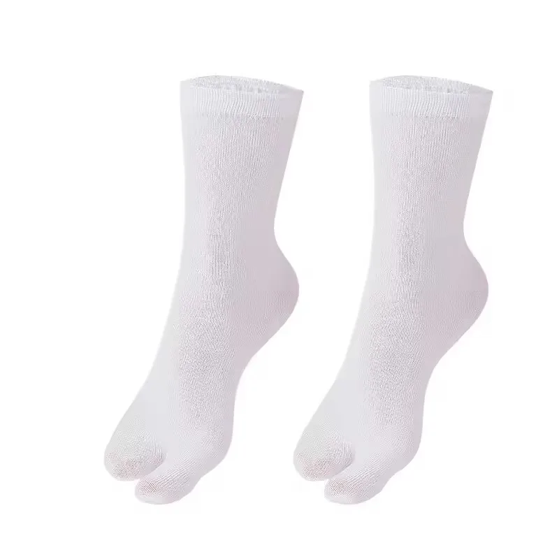 1/10/50Pairs Two Toes Sock Separator Women Men Unisex Sandal Two Finger Socks Deodorant Flip Flop Split Breathable Cotton Socks