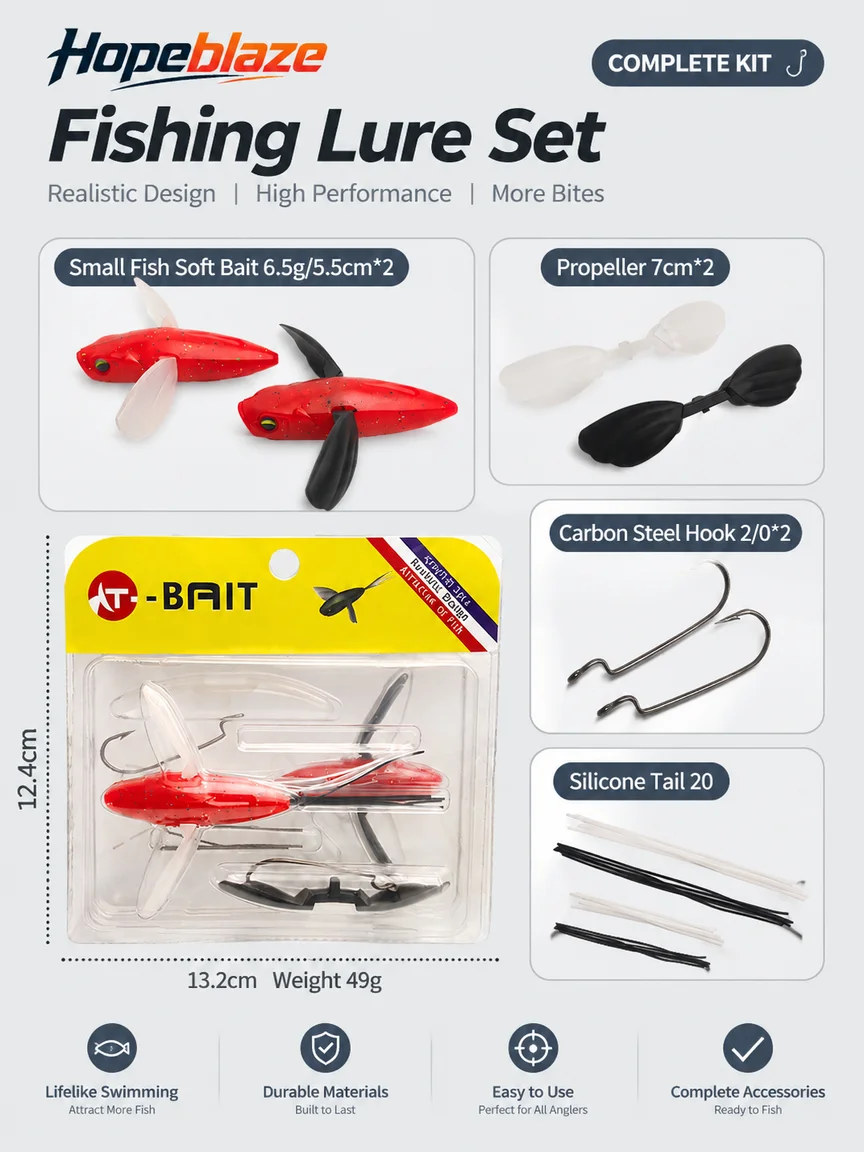 AIR PLANE FISH Набор мягких пр – обзор и цена Fishing Hook Offset