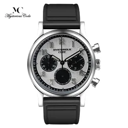 Mysterious Code 41MM Watch For Men Retro Japanese VK63 Quartz  Precision  316L Formal Watch sapphire Glass 50M Water Resistant