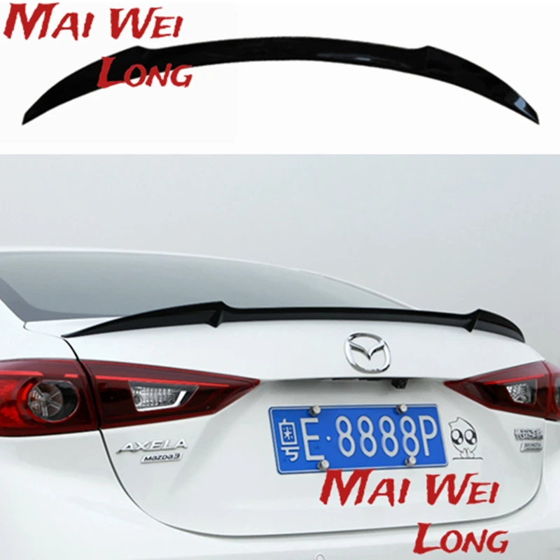 

High quality ABS material Coupe spoiler For Mazda 3 M3 Axela 2014 to 2017 year Primer or any color
