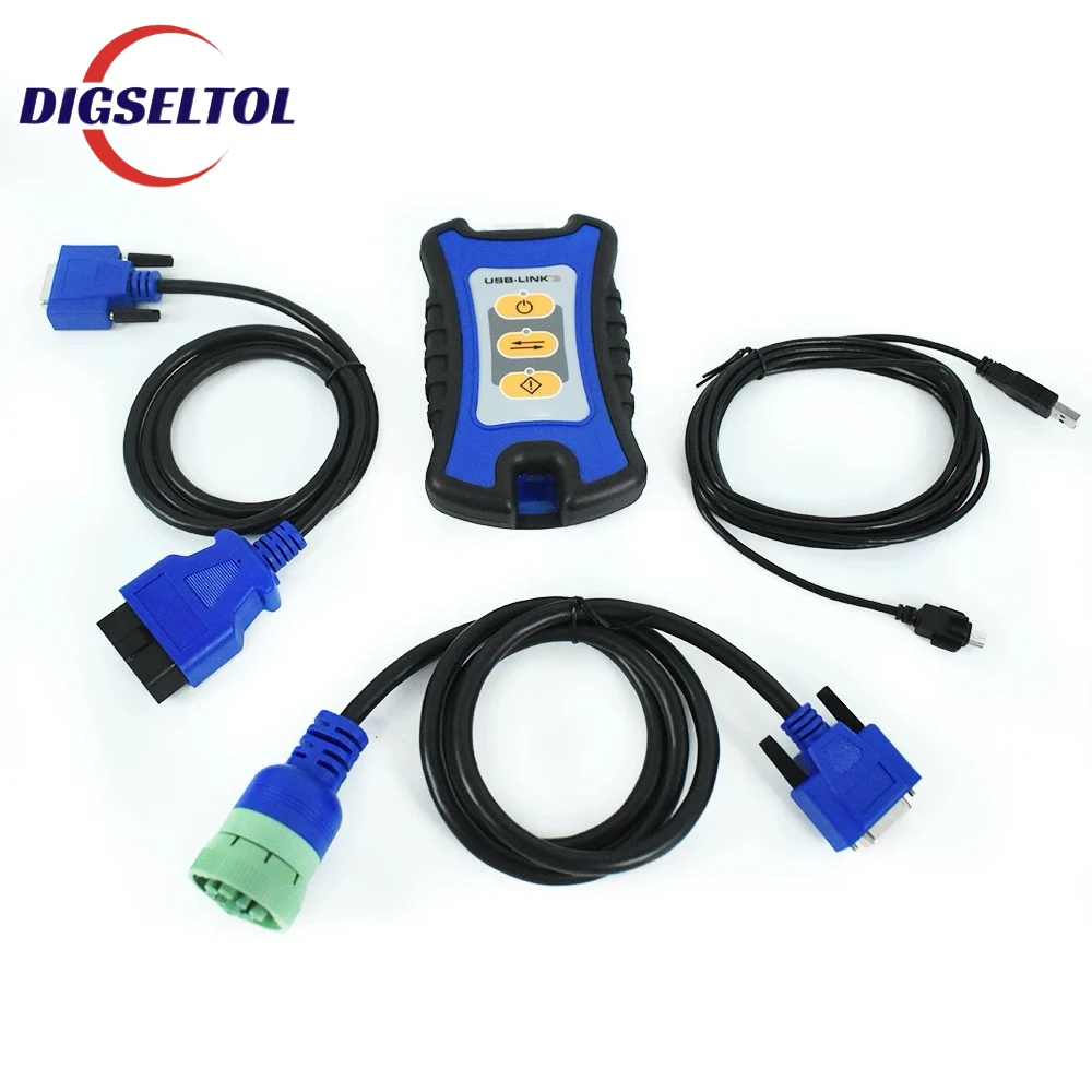 Latest Version of NEXIQ 3 USB Link Truck Diagnostic Tool USB Bluetooth Diesel Truck Diagnostics OBD Troubleshooting Tool NEXIQ 3