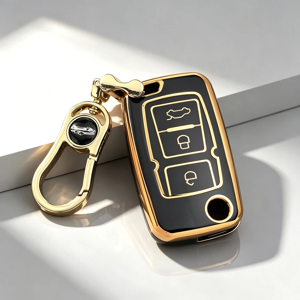 TPU Remote Car Key Shell for Geely Emgrand EC7 GC715 EC718 Englon SC3 SC5 SC7 Free Cruiser GX7 GX718 EC718 Protector Fob