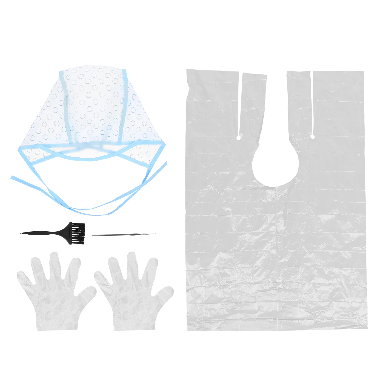 

Набор для окрашивания волос: одноразовые перчатки, кисти, шапочки для безопасного и комфортного окрашивания в нескольких сеансах