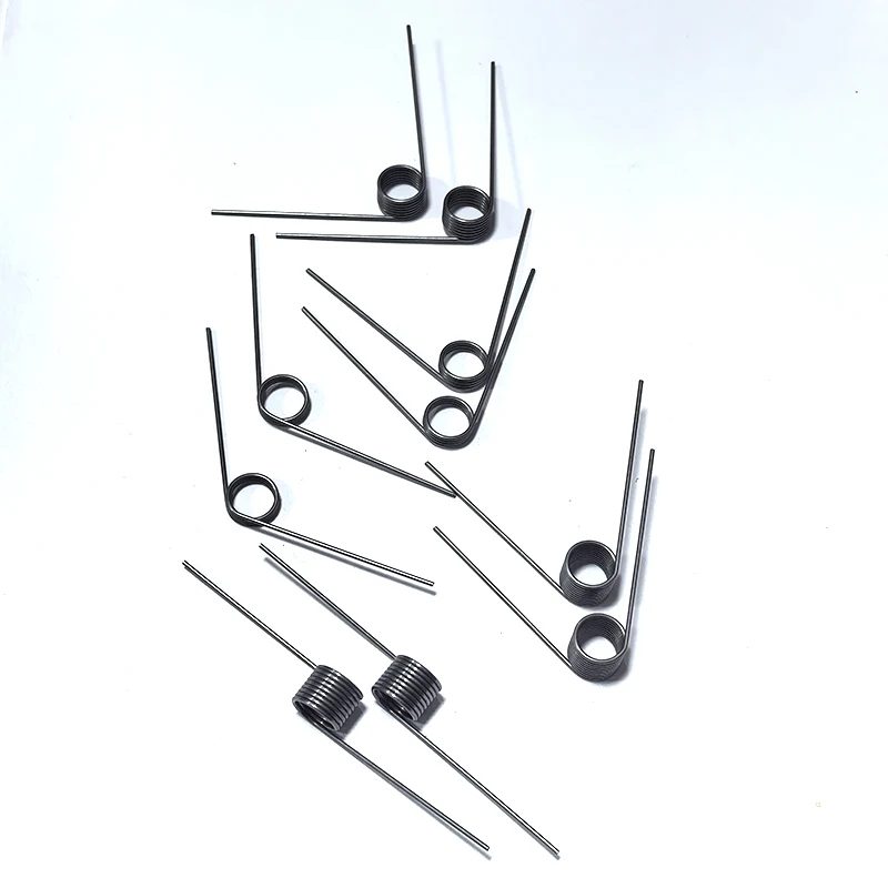 Wire Diameter 0.4mm 65Mn Spring Steel High-strength V-shaped Spring Reset Strong Torsion Spring 60°/90°/120°/180° Customizable