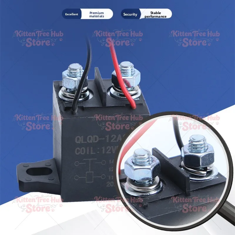 Strong Magnetic Arc Extinguishing Automotive High Voltage Relay  Contactor Motor