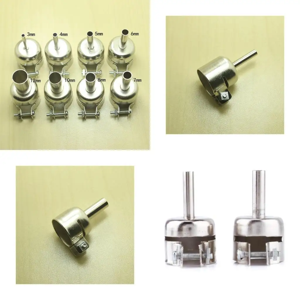 

652F Universal Air Stations Nozzle For 850 852D 898 858 Soldering Station Hot Nozzle Welding Nozzles Durability