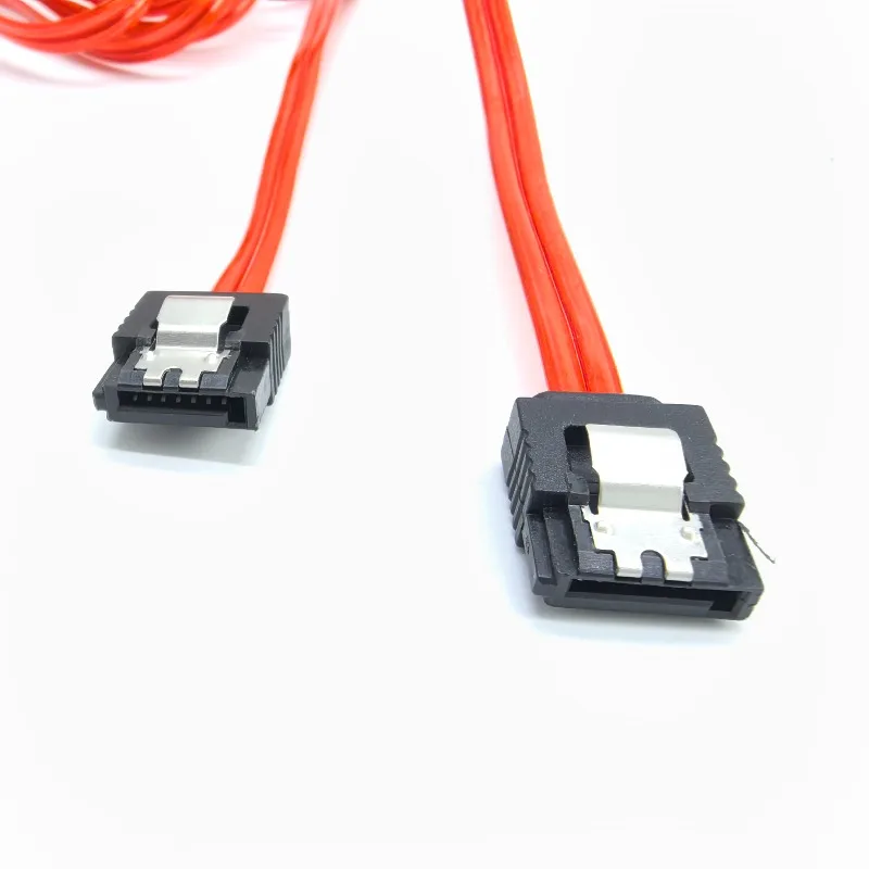 HDD SSD Hard Disk Drive 7pin SATA 3.0 Serial ATA Extension DATA Long Cable Copper Wire   2 meter