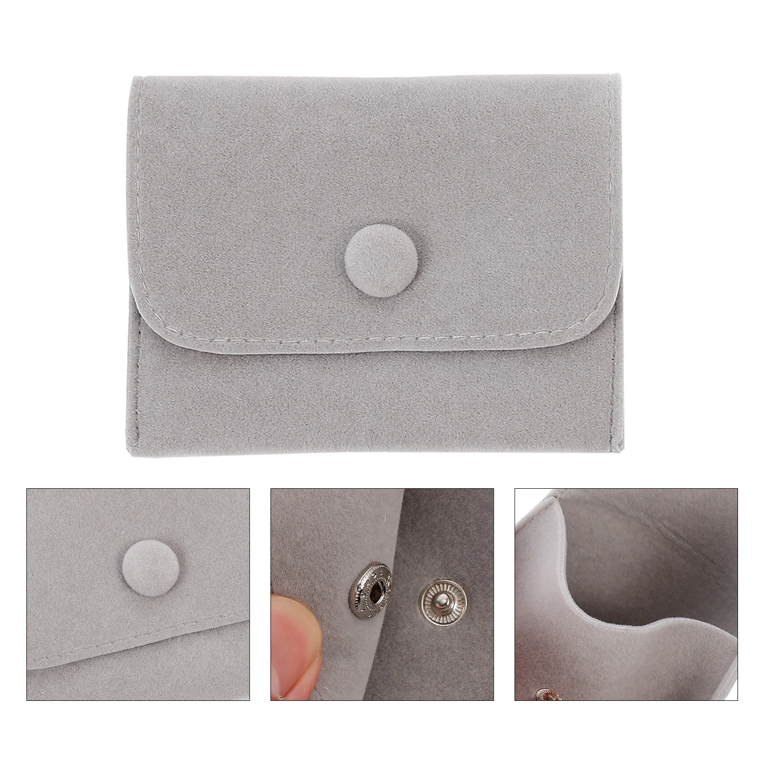 

2 Pcs Storage Case Watch Bracelet Bag Coat Hanger Jewelry Pouch Travel Organizer