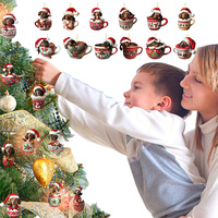 Dachshunds 24 Days Christmas Countdown Calendar W/Dachshunds Figure Ornaments Xmas Advent Calendar Christmas Gifts for Dog Lover