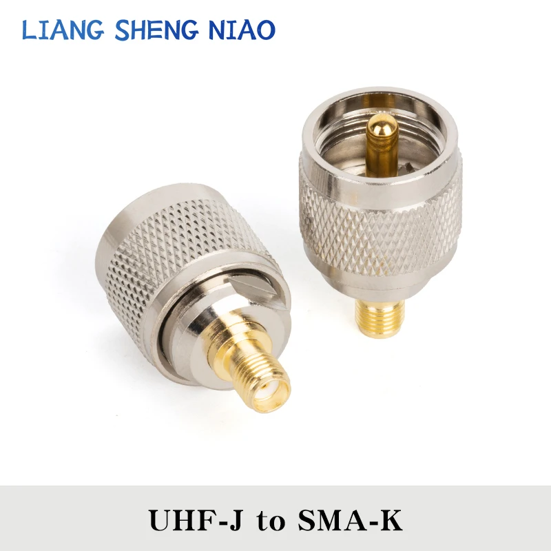 1 Stuks Uhf Naar Sma Pass-Through Uhf Man Naar Sma Vrouwelijke Uhf So239 Pl259 Serie Conversie Connector Uhf Rf Coaxiale Kabel Connector