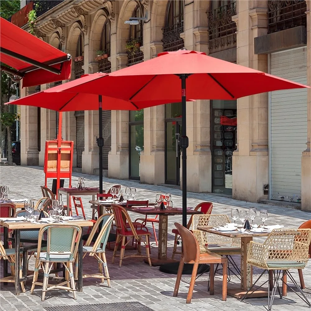 

Patio Umbrella with Base Included, 7.5ft Outdoor Umbrellas for Patio with Base, Sunbrella Yard Sun Shade, Customized