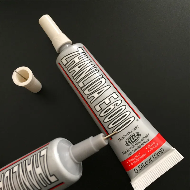1pcs Zhanlida e6000 transparent Glue Super Multi-purpose Adhesive Self-leveling Formula for Jewelry Diamond Rhinestones Screen image 4