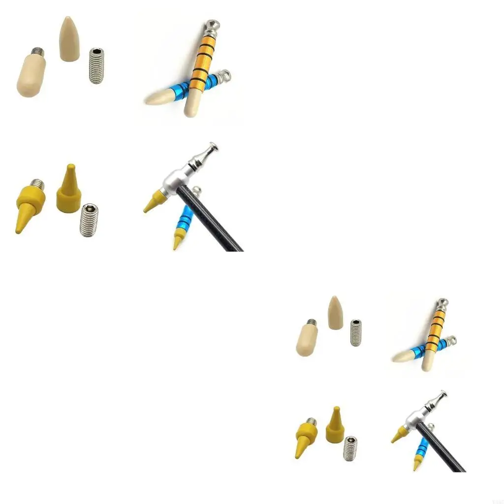 

KnocksDown Pen Car Tap Down Body Panel Dent Repair Heads Tip Hand Tool