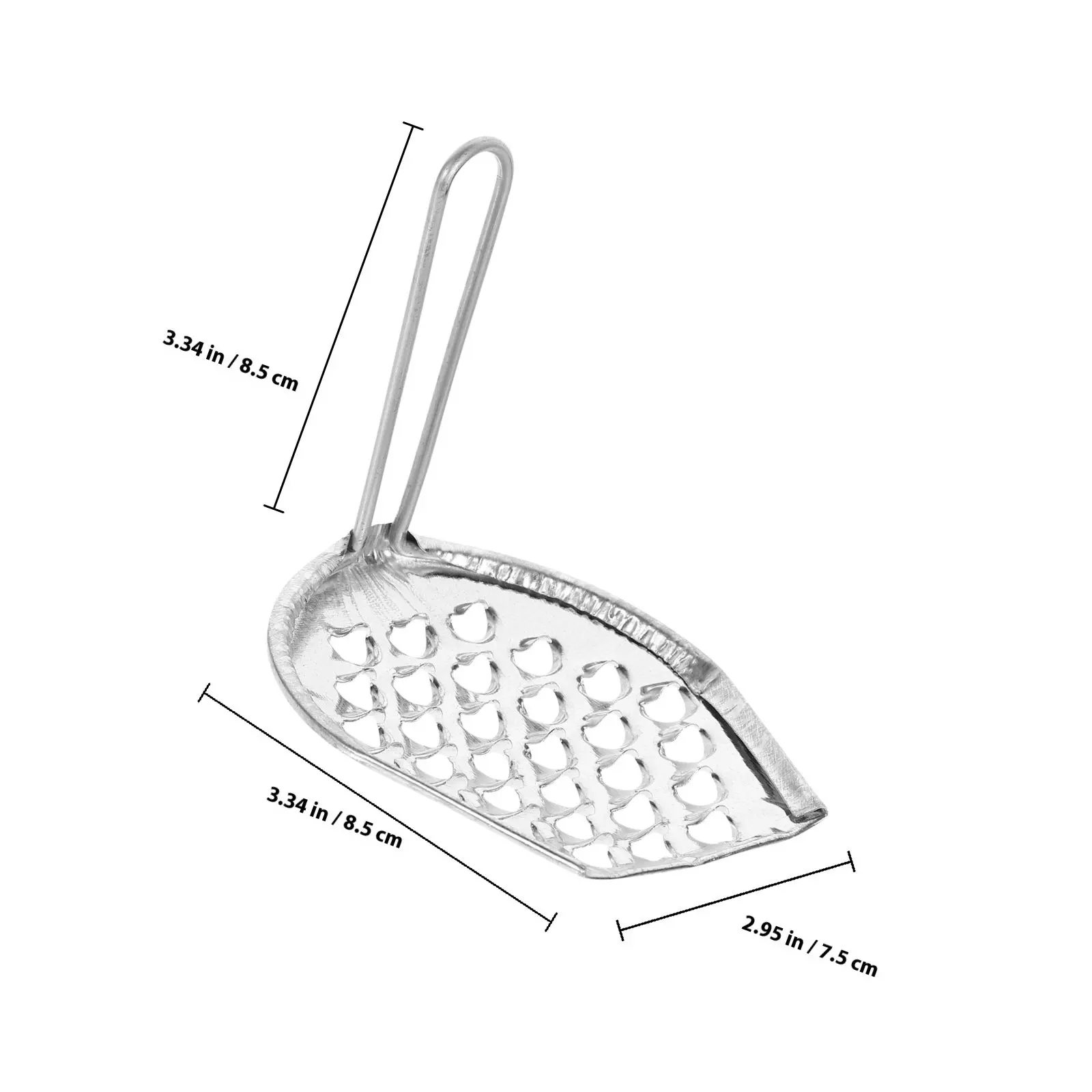 Stainless Steel Bean Jelly Scraper & Spaetzle Maker – Cold Noodle Tool, Cheese Grater, Butter Shredder