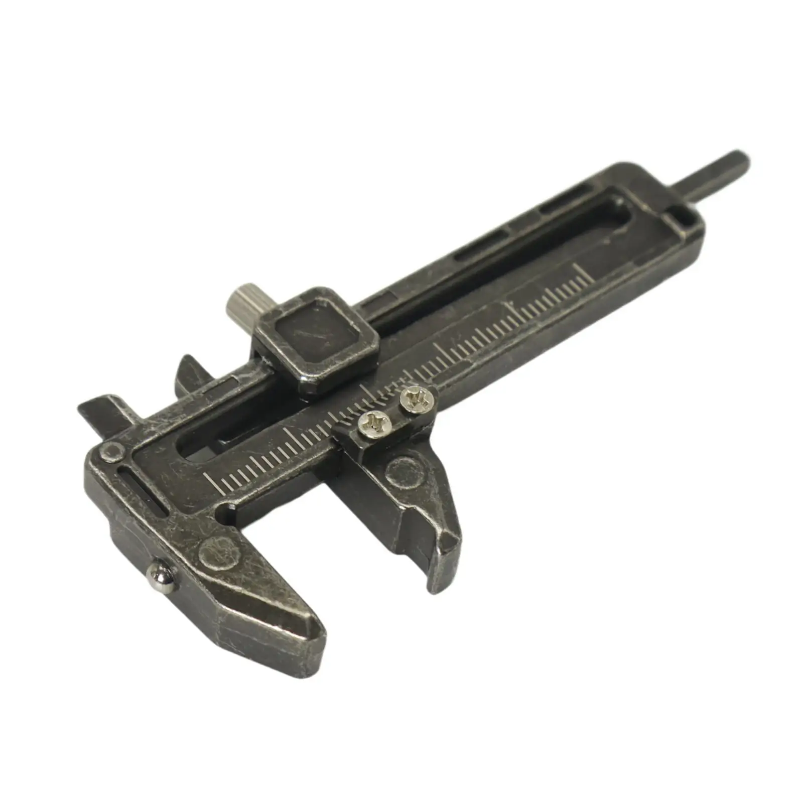 Mini Vernier Caliper Multifunctional Compact Pocket Vernier Caliper Ruler Measuring Tool Sliding Scale for Woodworking Crafting