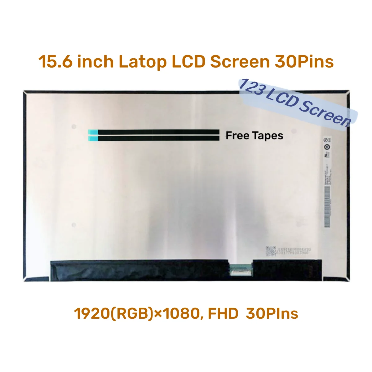 

15.6’’ IPS Laptop LCD Screen NV156FHM-N4M NV156FHM-N63 NV156FHM-N52 B156HAN09.1 LP156WFC-SPU1 Display Panel 1920x1080 eDP 30Pins