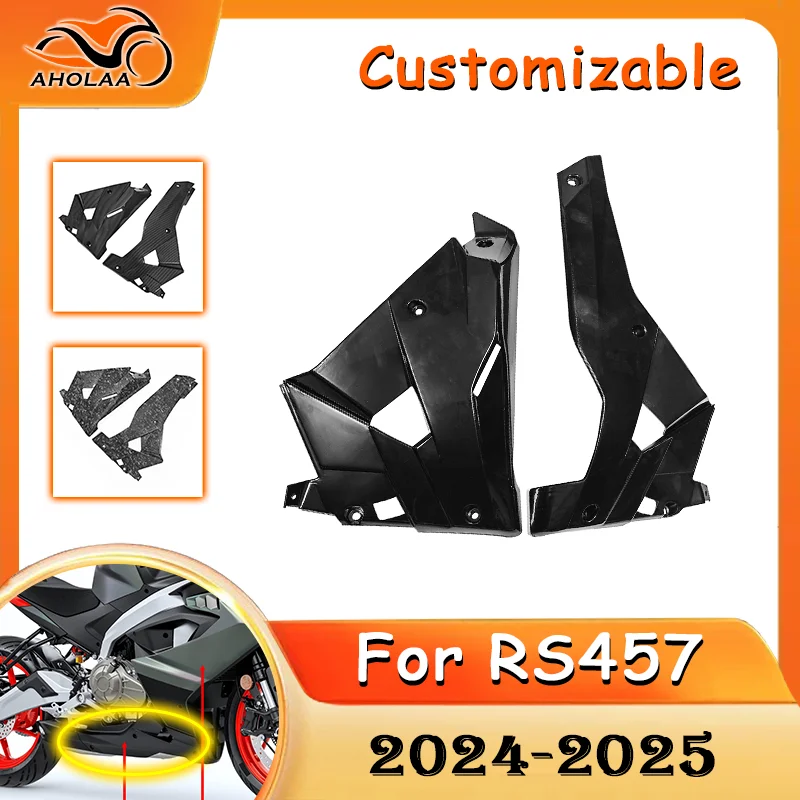 

RS457 Motorcycle Lower Engine Fairing Side Panels for Aprilia RS 457 Belly Pan Guard Accessories Frame Protector 2024 2025