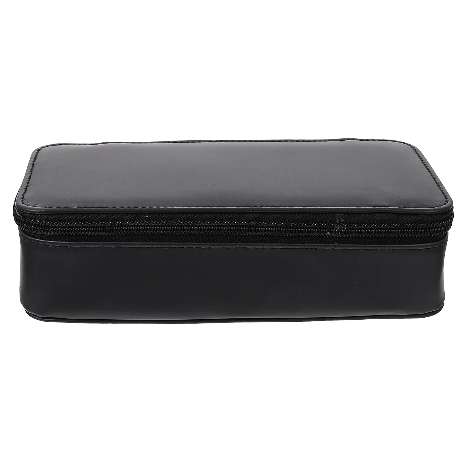 

Pencil Case Creative Storage Pouch Pretty Large-capacity Pu with Zipper Bag Organized Men and Women