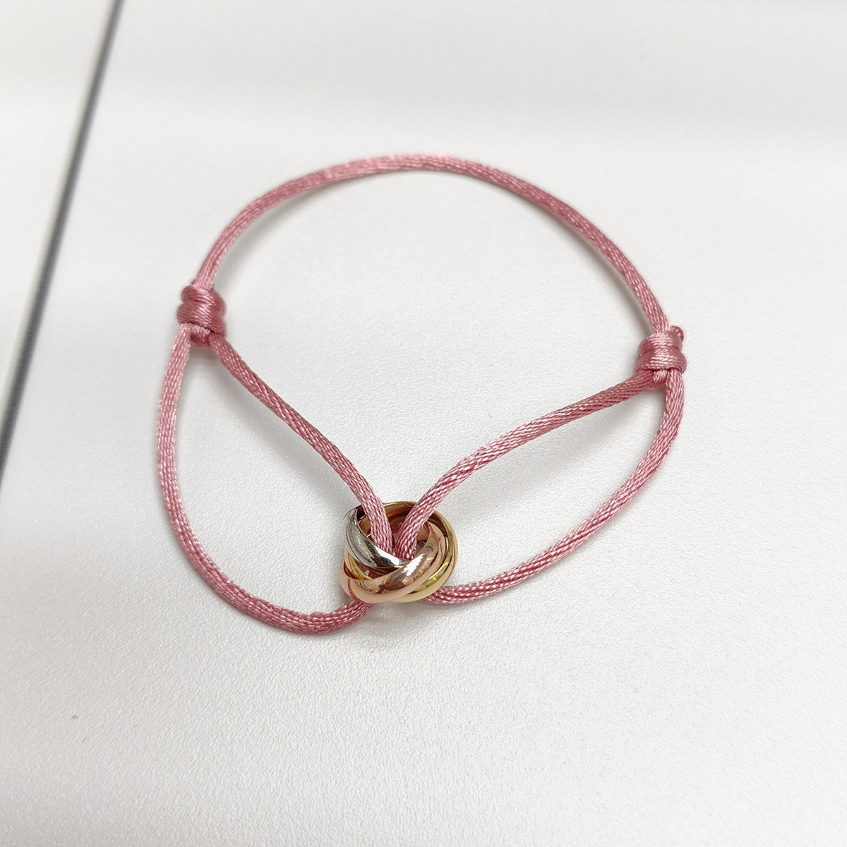 2024 heißer verkauf Armband 3 Farbe Metall Schnalle Hand Kette Einstellbar Frauen Männer Schwarz Seil Armband für Frauen Schmuck Party geschenke