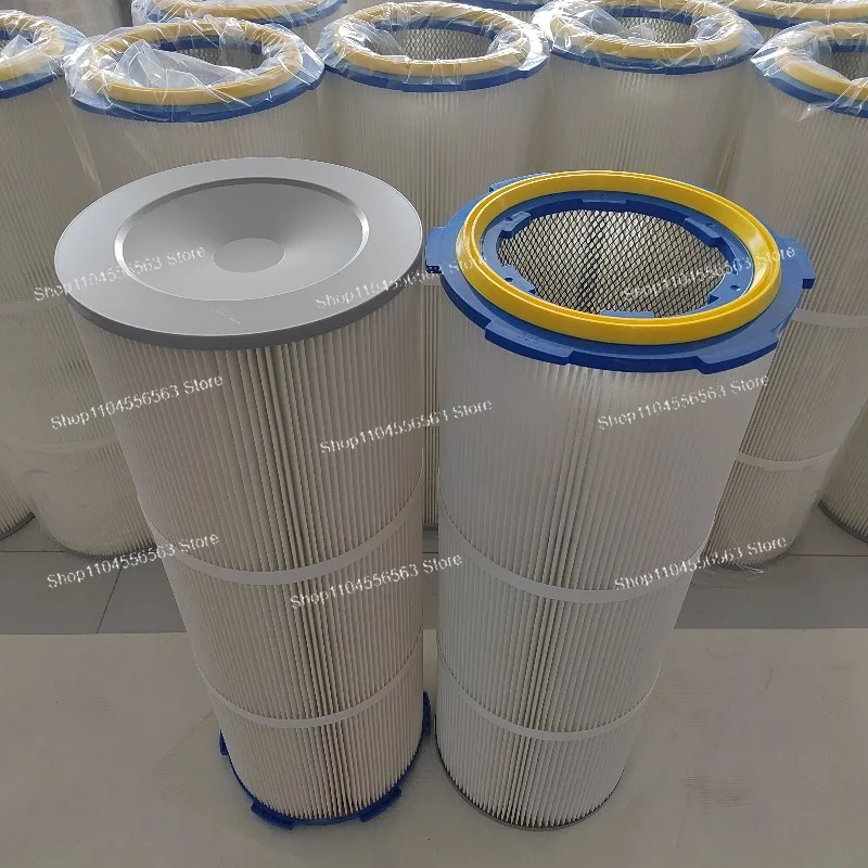 Polyester Fiber Dust Removal Filter Cartridges, Screw/Double-pass Series Type, for Sandblaster & Shot Blaster Powder Recovery