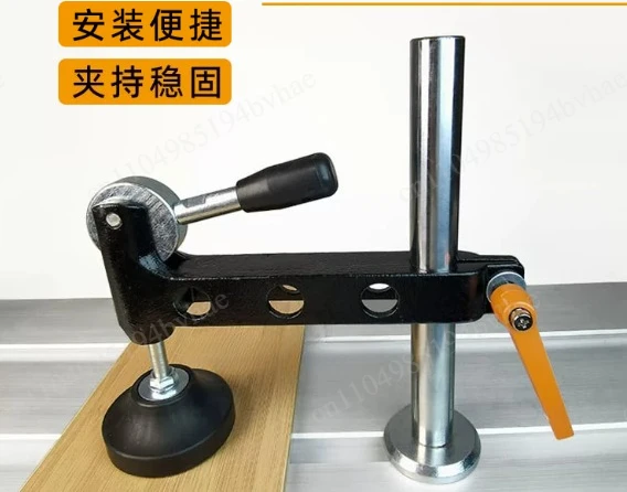 Precision cutting board single bar press, woodworking push table saw, panel saw, manual