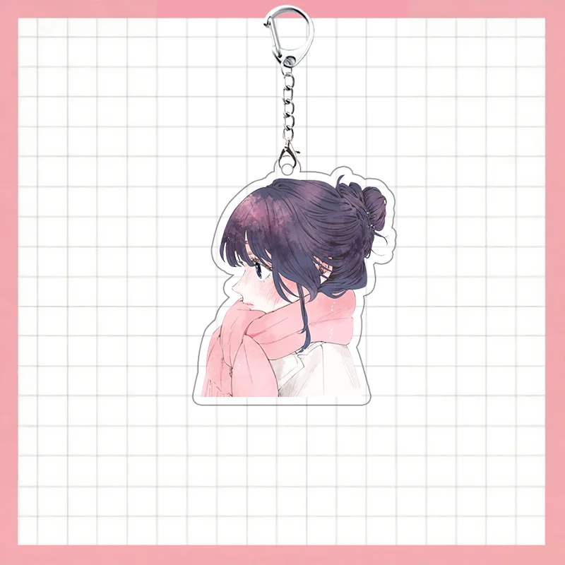 Kaoru Hana wa Rin to Saku Waguri Kaoruko Cosplay Keychain Acrylic Keyring Bag Pendant Key Chain Ornament Figure Accessory Gift - Image 4