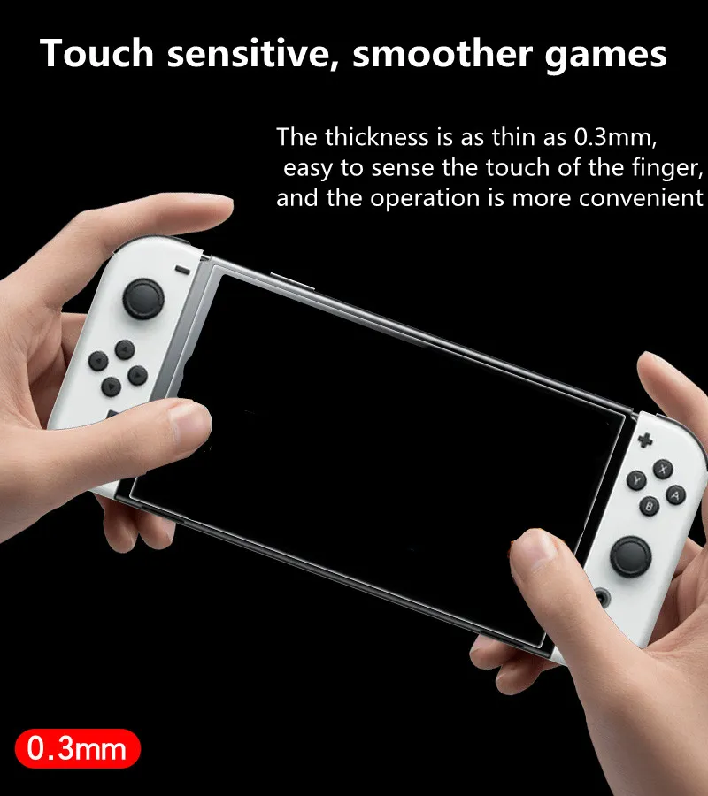 For Nintendo Switch Oled Screen Protector Anti-Scratch Protective Cover NS LCD Screen Protection Skin For Nintendo Switch