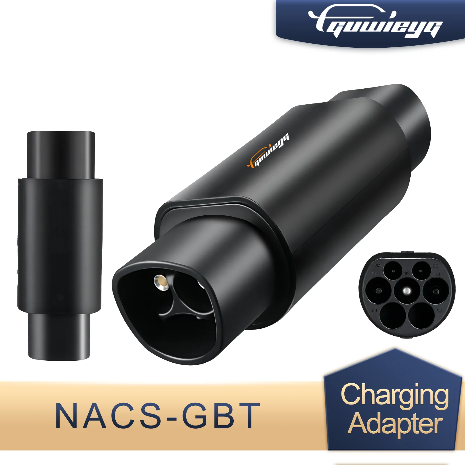 GUWIEYG EV Adapter 32A Fit for Tesla To GBT Adapter  Charging Connector Fit with all GBT Standard Cars