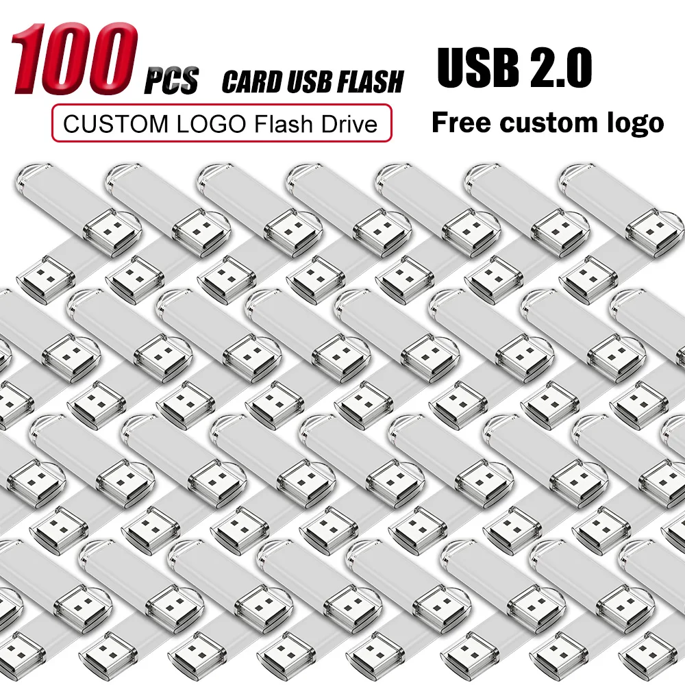 

100pcs Wholesale Price Metal Usb 2.0 Flash Drive 4GB 8GB Usb Pendrive 64GB Memory Stick Free custom Logo Gifts Waterproof U-disk