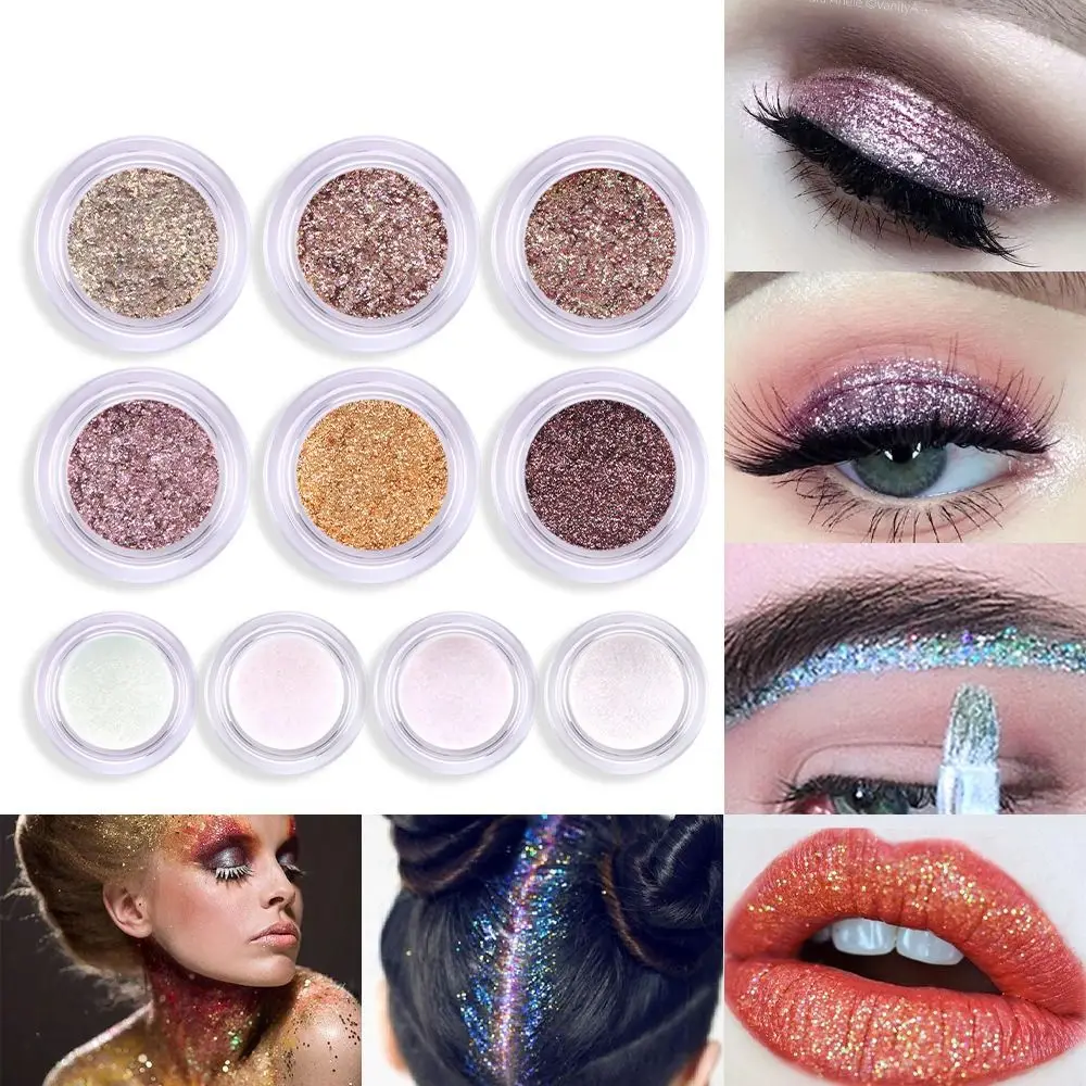 Waterdichte Shimmer Oogschaduw Palet Langdurig Fluorescentie Effect Oogschaduw Poeder Hoge Pigment Helderder Ogen Markeerstift