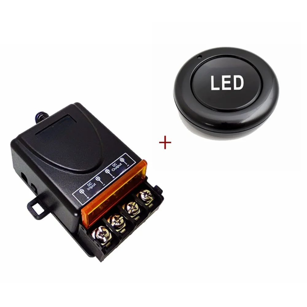 Car LED Lamp Electric Appliance Wireless Remote Control Switch Vehicle Spotlight 12-24V Decorative Lamp Control Vehicle Button