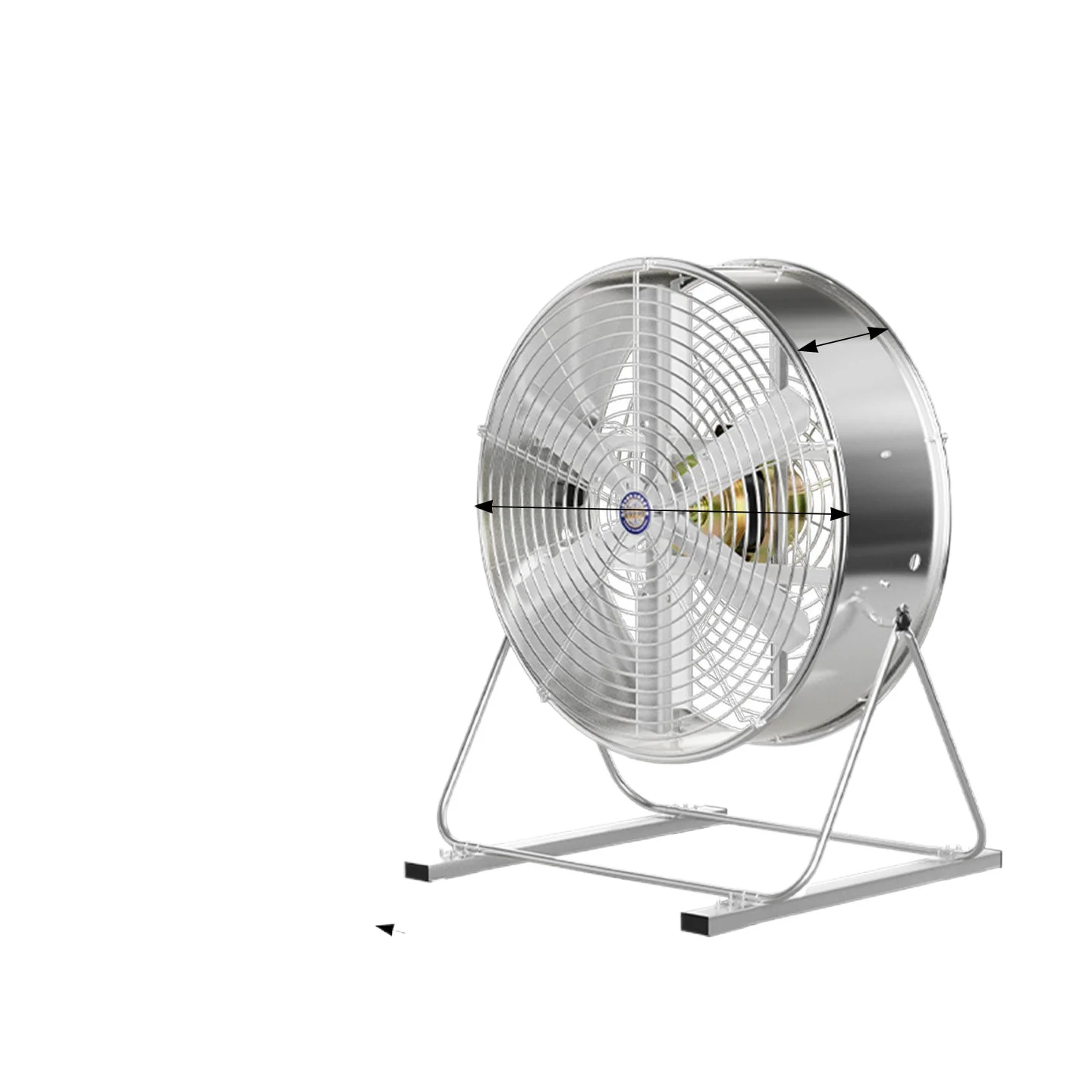 CX Industrial, Yanggu Fan High Power Workshop Warehouse Factory Hand Push Movable Large Fan