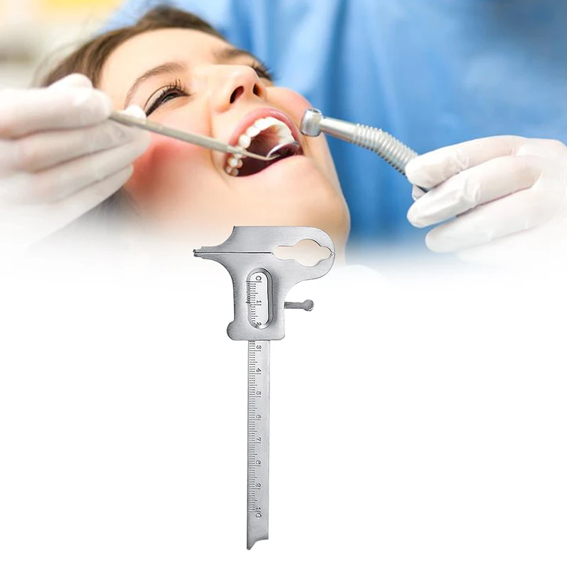 

Стоматологический штангенциркуль с цифровой маркировкой для измерения зубов измерительные инструменты из нержавеющей стали стоматологические хирургические инструменты инструменты