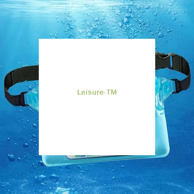 

New Waterproof Swimming Bag Sealing Waist Pack Beach Phone Storage Bag Drift Diving Bag ForHiking, Travel,Outdoor Activities