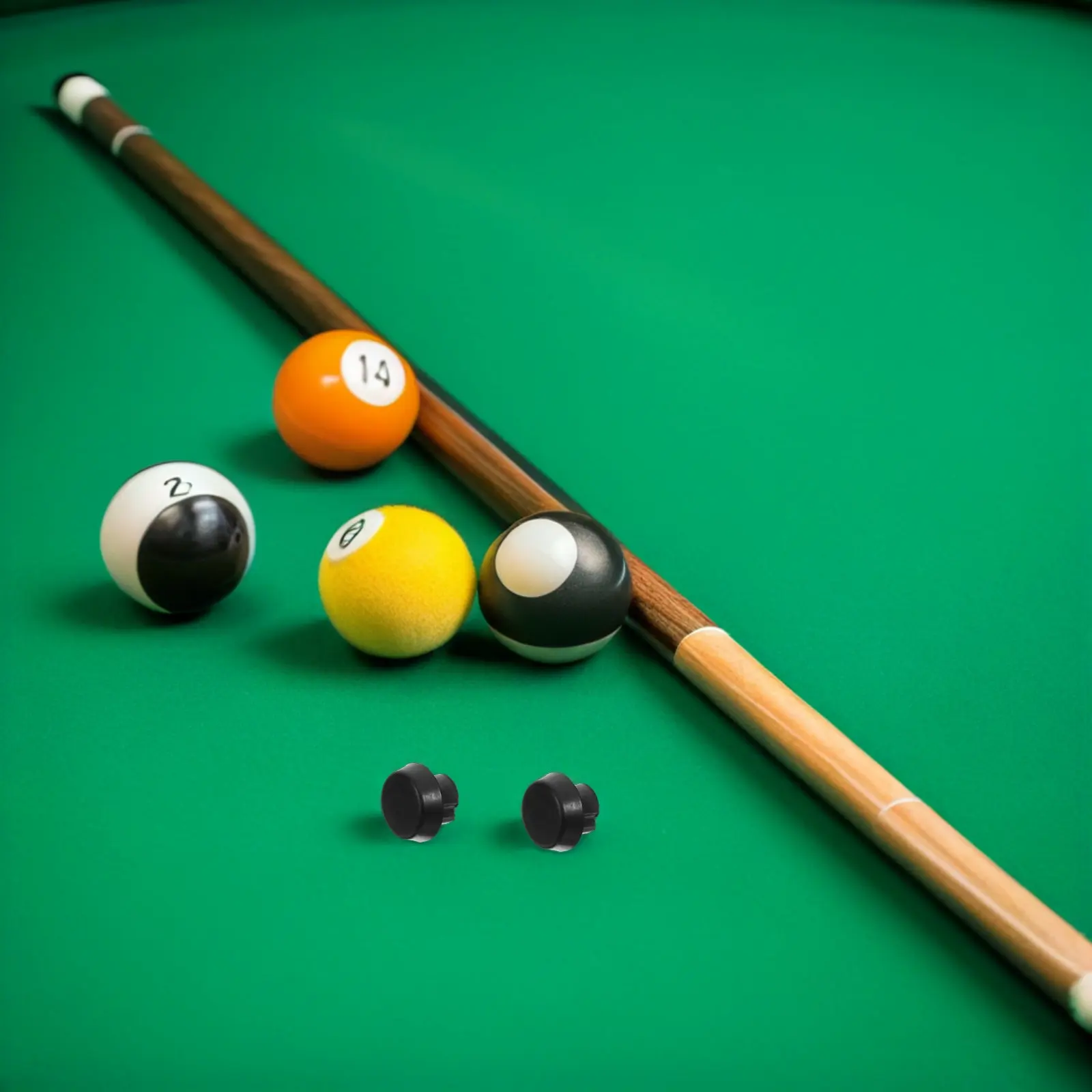 

4Pcs Pool Cue Tail Pads Billiard Cue End Covers Plastic Stopper Replacement Tips Ferrule Protectors Stable Performance Billiard
