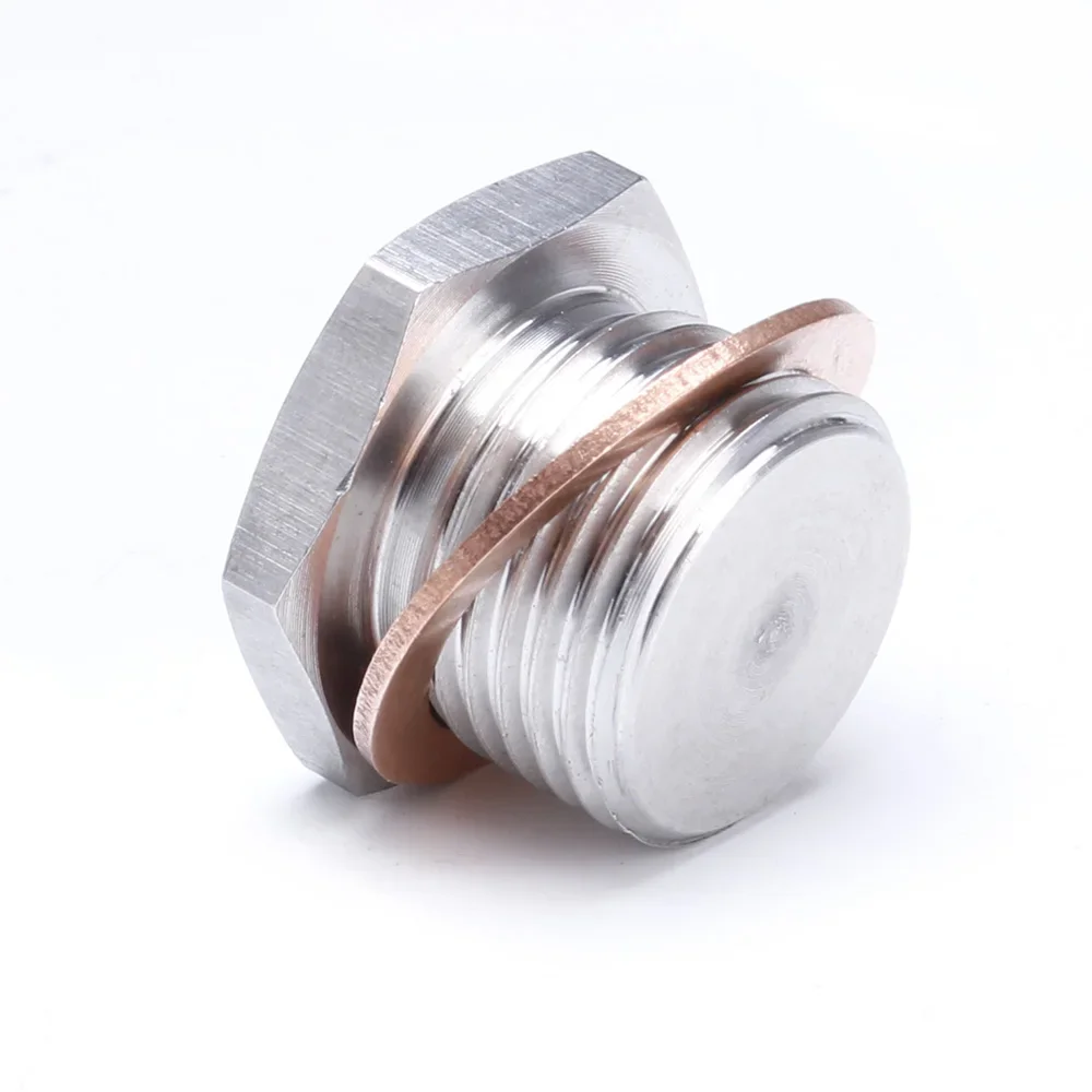 304 Stainless Steel M18 X 1.5 Thread O2 Oxygen Sensor Plug Fit For American European Japanese Cars and Trucks