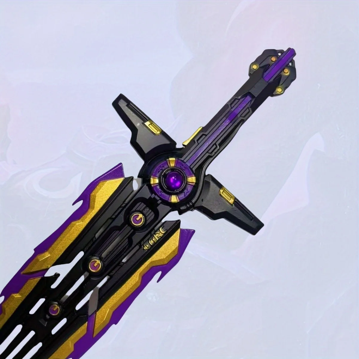 11 Zoll Valorant Chaos Balisong Metall Katana Schwert Japanischer Katana Säbel Original Säbel Ninja Messer Cosplay Zubehör Prop Spielzeug