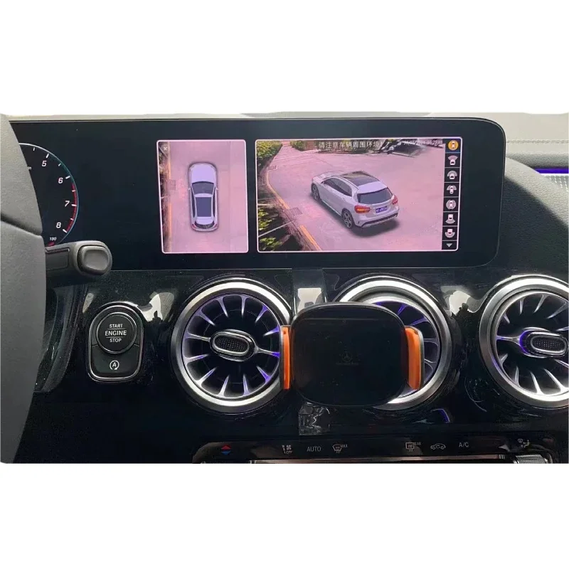 4-Channel Auto White Balance Reverse  for BENZ C/e/s/glc/gla/gle 360° All-Round Bird View System Safe Driving Night View