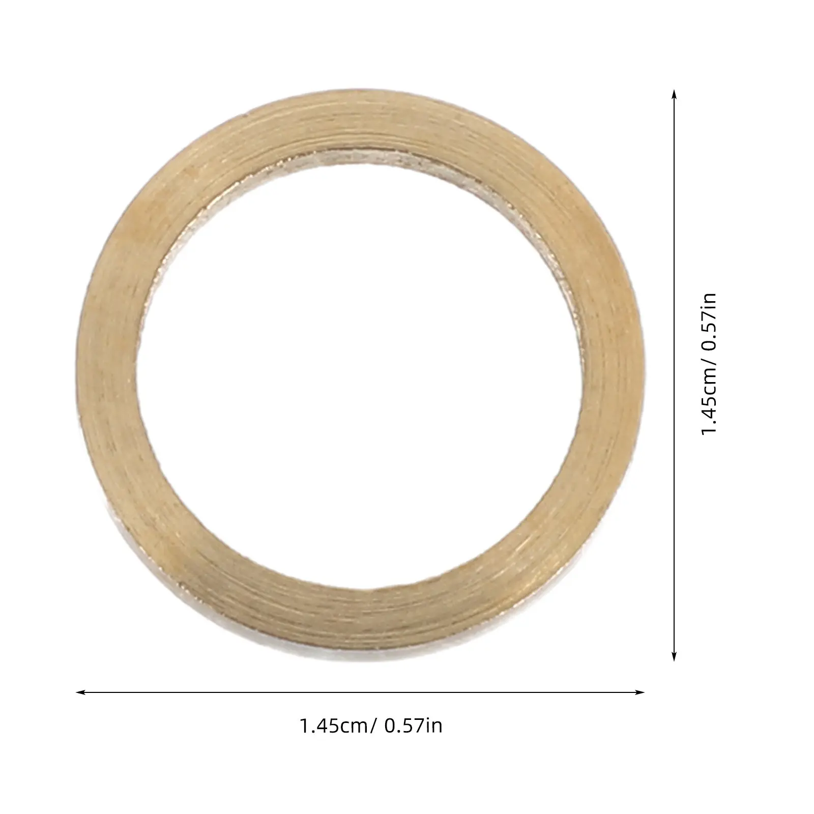 10Pcs Thin Copper Washers Precision Flat Gaskets for Door Alignment Shims Hinge Stabilizers Cabinet Sliding Pivot Doors