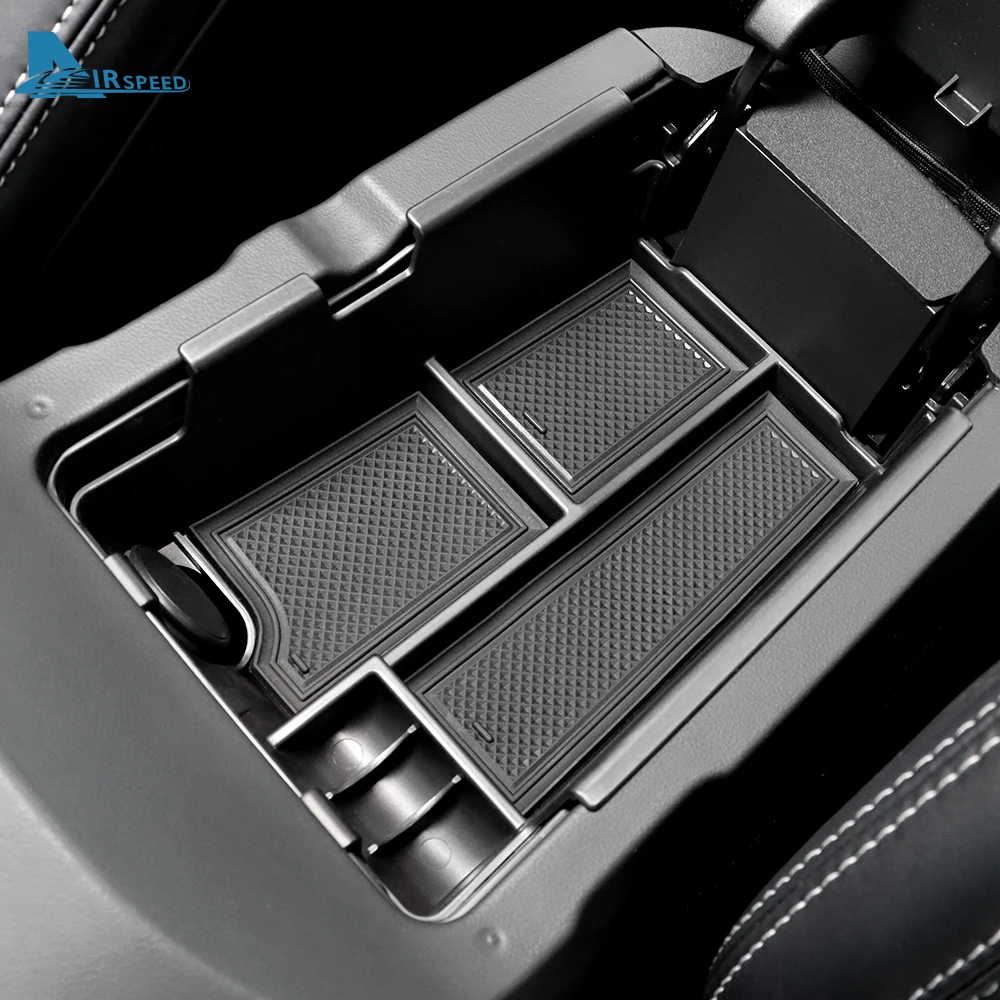 Center Console Organizer Box For Ford Mustang Dark Horse EcoBoost GT S650 2024 2025 LHD Car Armrest Storage Interior Accessories