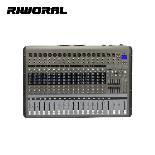 

PMR1660 16 Channels USB Interface Controller Power Mixer Amplifier Digital Echo Mixer Power Amplifier