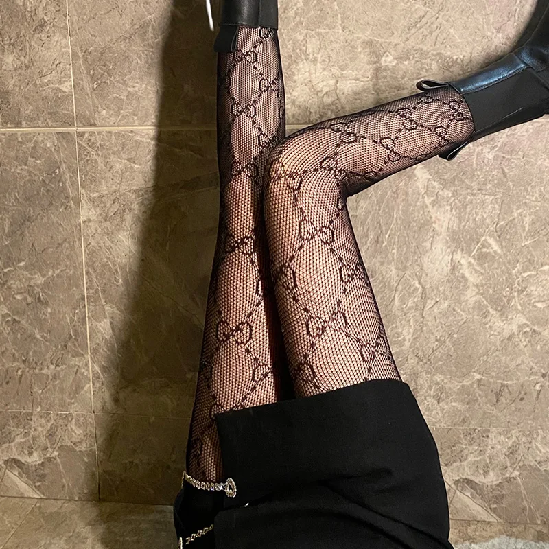 Sexy Bowknot Breathable Stockings Fashionable Sanrio Black Stockings Lolita Sexy Tights Anime Kuromi Style Fishnet Stockings