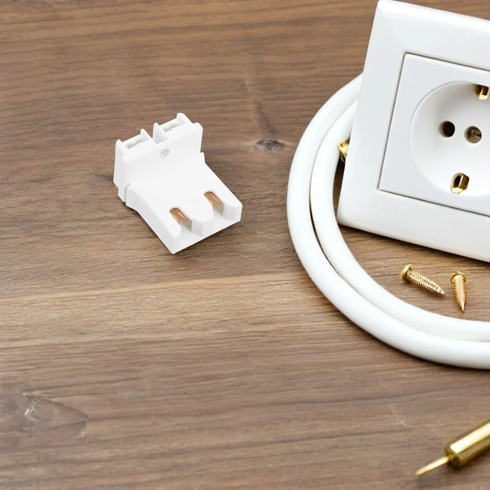 

12pcs Aging Test Lamp Holder Durable Socket Base Connector Bracket Material Fluorescent Tube Commercial Industrial