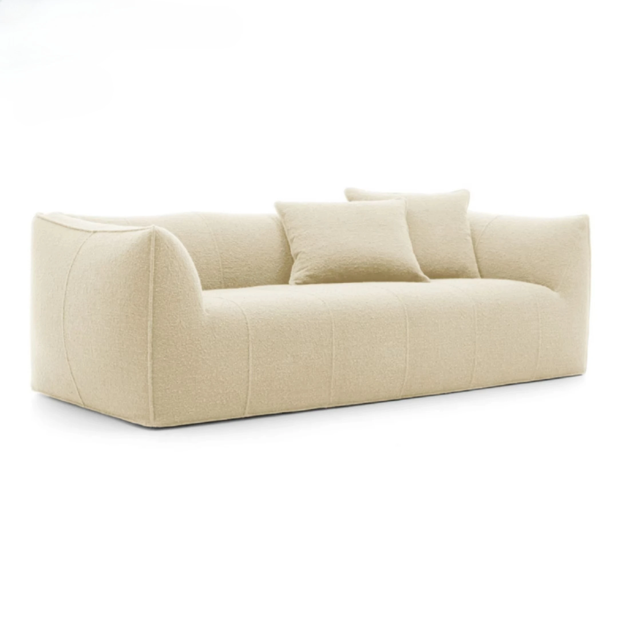 Le Bambole Designer Croissant Fabric Sectional Sofa Set Creative Internet Celebrity Store's Lazy Chair for Living Room