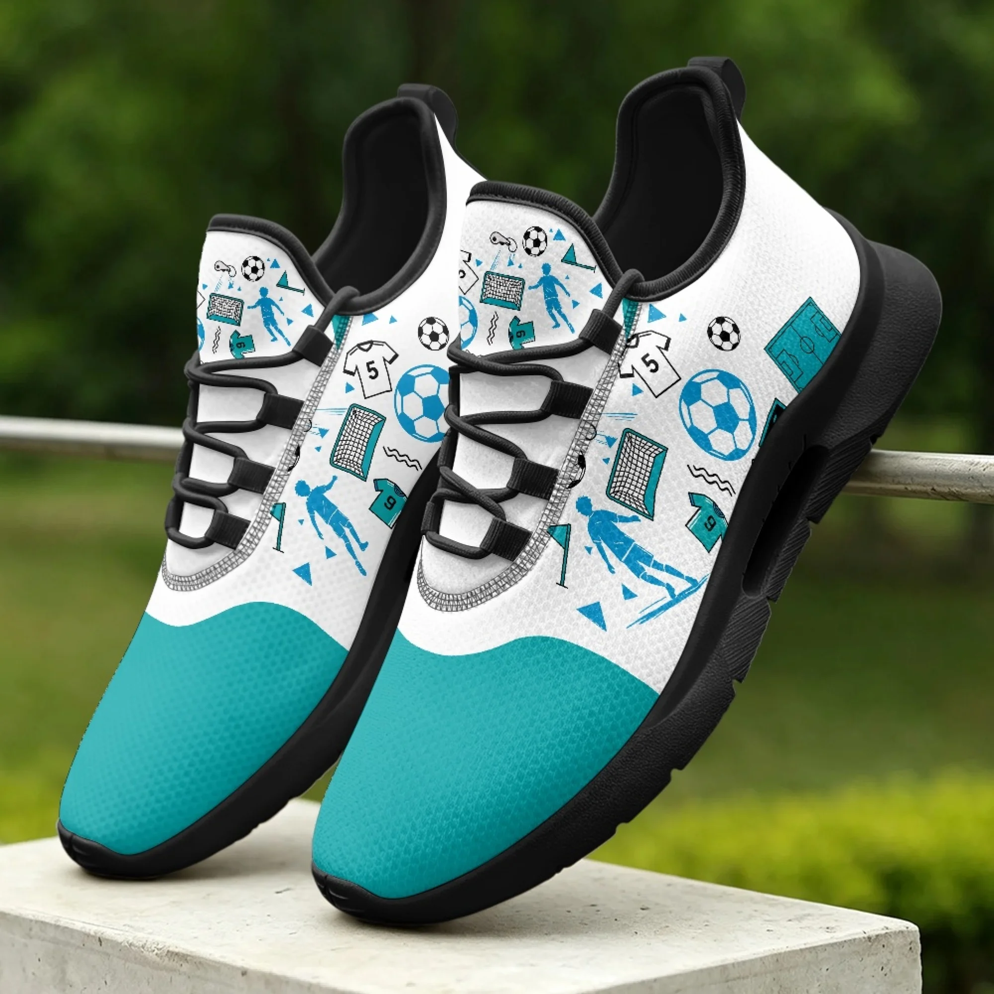 XIXIRIMIDO Football Player Lace-up Casual Shoes Mens Sneakers Cozy Mesh Breathable Walking Shoes Women's Fashion Shoes 35-48