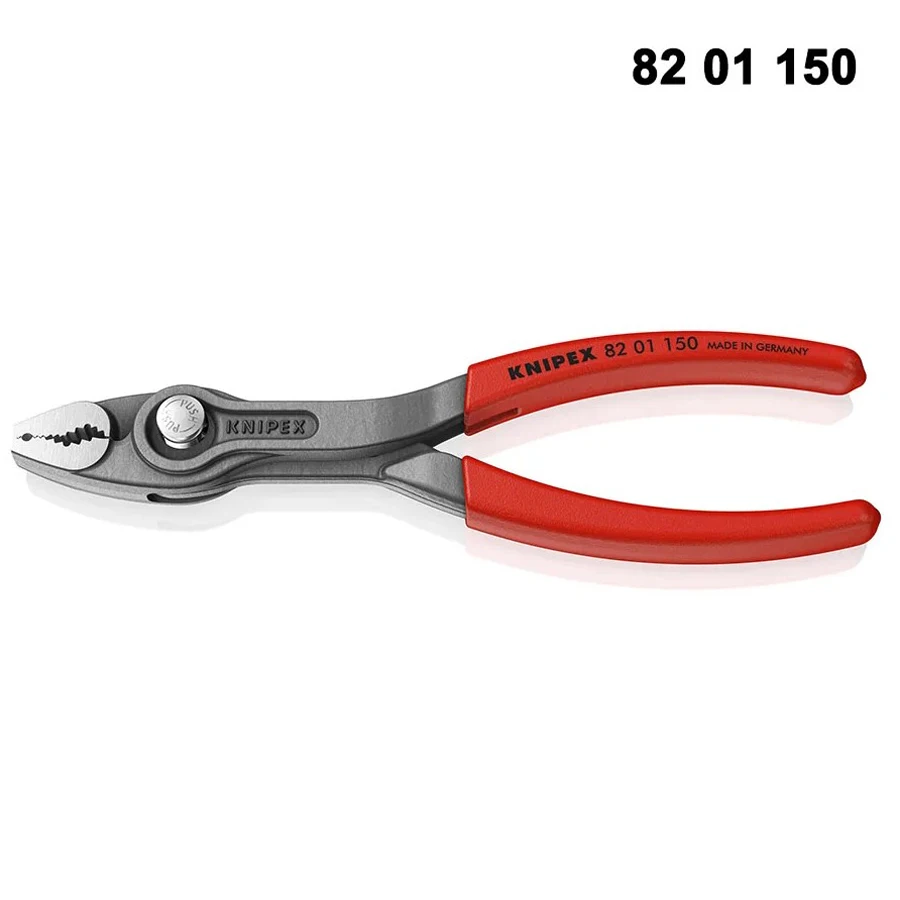 KNIPEX 8201150 8201200 8201250 Twingrip Slip Joint Pliers 150/200/250 mm Water Pump Pliers Hand Tools