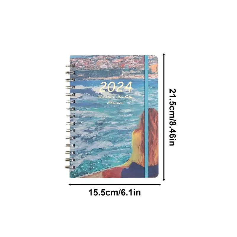 Agenda perencana mingguan buku catatan perencana Organizer buku catatan jadwal alat tulis perlengkapan kantor sekolah alat tulis