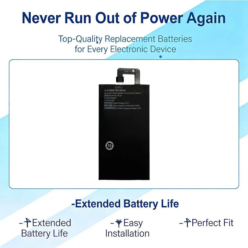 

1130Mah High Performance Tablet Battery ST29 58-000252 For Amazon Kindle Oasis 3 Oasis3